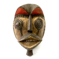 Máscara Ritual, Gurunsi, Burkina Faso, século XX, madeira, pigmentos, 19x29x12cm – CC20-051 [INDISPONÍVEL / UNAVAILABLE]