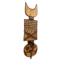 Máscara Nwantantay (placa), Bwa, Burkina Faso, Séc. XX, madeira, pigmentos, 32x117x15cm – Ref CCT22-006