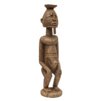 Figura Ritual, Dogon, Mali, Séc. XX, madeira, 8x32x9cm – Ref CCT22-114
