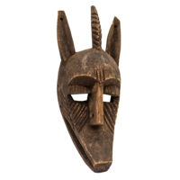 Máscara Kore, Bamana, Mali, Séc. XX, madeira, 18x44x14cm – Ref CCT23-023