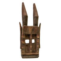 Máscara ritual Walu, Dogon, Mali, Séc. XX, madeira, pigmentos, 19x48x14cm – Ref CCT23-040