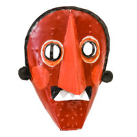 Máscara de Ritual de Inverno Transmontano, Alto (Alberto Leal), 2024, Bragança, metal, tintas, 20x27x10cm – Ref CCP24-043