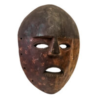 Máscara Bwami, Lega, R.D. Congo, Séc. XX, madeira, pigmentos, 25x35x12cm – Ref CCT24-060