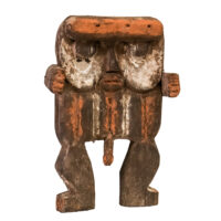 Figura Kike, Mbamnga, Mambila, Camarões, Séc. XX, madeira, pigmentos, 19x30x8cm – Ref CCT24-064