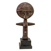 Figura de Fertilidade Akuaba, Ashanti, Gana, Séc. XX, madeira, 13x25x5cm – Ref CCT24-081
