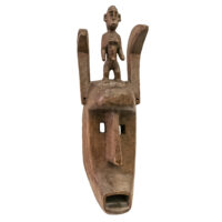 Máscara Suruku, Bamana, Mali, Séc. XX, madeira, 19x57x21cm – Ref CCT24-092