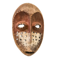 Máscara ritual de Iniciação, Lega, R.D. Congo, Séc. XX, madeira, pigmentos, 18x28x6cm – Ref CCT24-102