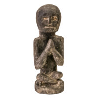 Figura de Protecção, Vedic, Nepal, meados séc. XX, madeira, pigmentos, 12x34x12cm– Ref CCT24-109