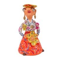Boneca, Júlia Côta, 2025, Galegos - Barcelos, barro pintado, 17x32x17cm – Ref CCP25-038