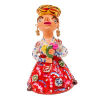Boneca, Júlia Côta, 2025, Galegos - Barcelos, barro pintado, 16x26x16cm – Ref CCP25-040