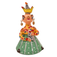 Boneca, Júlia Côta, 2025, Galegos - Barcelos, barro pintado, 14x24x14cm – Ref CCP25-042