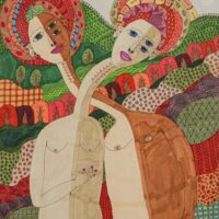 Sem título, Clara Probanza, 2024, País Basco, caneta sobre papel, 30x38cm – Ref CCP25-002