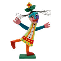 A Louca, Idalécio, 2021-01-28, Águeda, madeira, tintas, objectos diversos, 38x51x17cm – Ref CCID25E-039