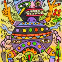 Calendário 04, Idalécio, 2020-04-04, Acrílico sobre cartolina, 62x90cm – Ref CCID25P-004