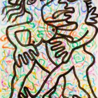 Calendário 25, Idalécio, 2019-11, Acrílico sobre cartolina, 62x90cm – Ref CCID25P-025