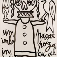 Calendário 27, Idalécio, 2019, Acrílico sobre cartolina, 62x89cm – Ref CCID25P-027