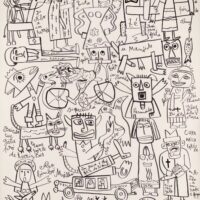 Calendário 28, Idalécio, 2018-12-21, Acrílico sobre cartolina, 62x90cm – Ref CCID25P-028