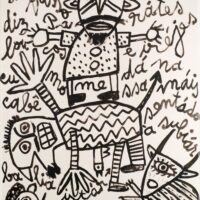 Calendário 31, Idalécio, 2019, Acrílico sobre cartolina, 62x90cm – Ref CCID25P-031 [COLECÇÃO CRUZES CANHOTO