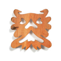 Travesso nº031, André da Loba, 2025, Porto, madeira, 16x16x2cm – Ref CCAL25-031