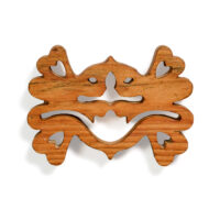 Travesso nº060, André da Loba, 2025, Porto, madeira, 16x12x3cm – Ref CCAL25-060