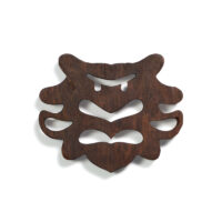 Travesso nº071, André da Loba, 2025, Porto, madeira, 15x12x1cm – Ref CCAL25-071