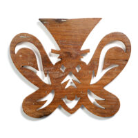 Travesso nº089, André da Loba, 2025, Porto, madeira, 27x22x2cm – Ref CCAL25-089