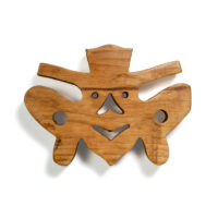 Travesso nº102, André da Loba, 2025, Porto, madeira, 20x14x4cm – Ref CCAL25-102