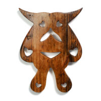 Travesso nº110, André da Loba, 2025, Porto, madeira, 19x25x2cm – Ref CCAL25-110