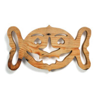 Travesso nº112, André da Loba, 2025, Porto, madeira, 26x14x3cm – Ref CCAL25-112