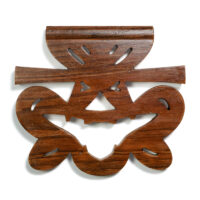 Travesso nº116, André da Loba, 2025, Porto, madeira, 26x23x2cm – Ref CCAL25-116