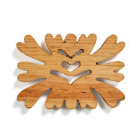 Travesso nº125, André da Loba, 2025, Porto, madeira, 19x13x3cm – Ref CCAL25-125