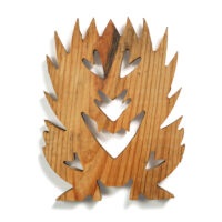 Travesso nº126, André da Loba, 2025, Porto, madeira, 16x21x2cm – Ref CCAL25-126