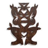 Travesso nº128, André da Loba, 2025, Porto, madeira, 22x27x1cm – Ref CCAL25-128