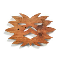 Travesso nº130, André da Loba, 2025, Porto, madeira, 21x14x3cm – Ref CCAL25-130