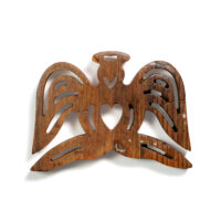 Travesso nº133, André da Loba, 2025, Porto, madeira, 17x12x2cm – Ref CCAL25-133