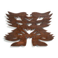 Travesso nº134, André da Loba, 2025, Porto, madeira, 23x16x1cm – Ref CCAL25-134