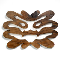 Travesso nº155, André da Loba, 2025, Porto, madeira, 41x28x2cm – Ref CCAL25-155