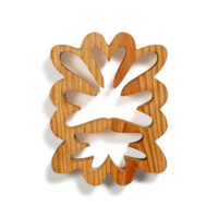 Travesso nº61-B, André da Loba, 2025, Porto, madeira, 13x17x3cm – Ref CCAL25-061-B