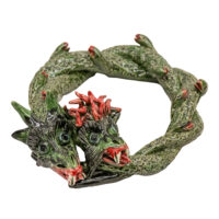 Coroa de Víboras, Mina Gallos, 2025, Galegos - Barcelos, barro vidrado, 24x28x9cm – Ref CCP25-055