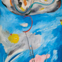 Frágil Como O Mundo, Isaac, 2025-06-30, Porto, técnica mista sobre madeira, 58x122cm – Ref CCIS26-007