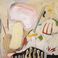 Bem-vindo ao Passado (The End), Isaac, 2025-05-24, Porto, técnica mista sobre madeira, 122x50cm – Ref CCIS26-009